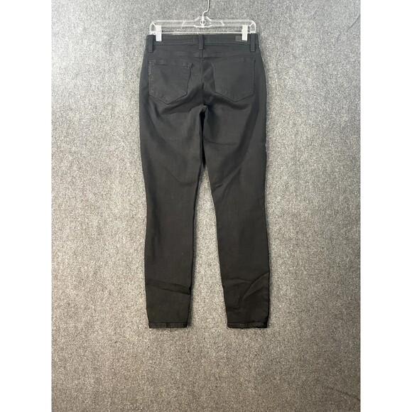 Paige Jeans Women's 28 Black Verdugo Ankle Skinny Dark Wash Black Stretch - Picture 7 of 9